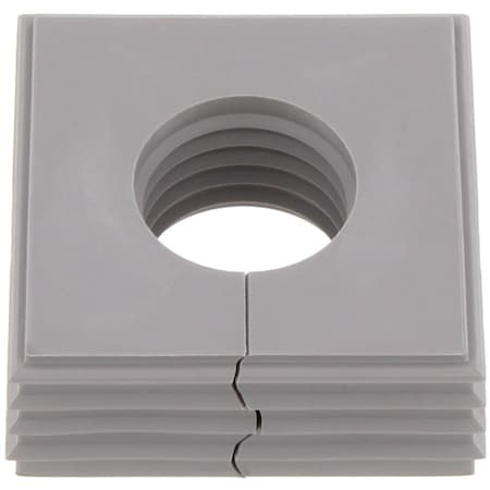 Conta-Clip Large Seal, 17.7 mm. H x 42.8 mm. W x 42.8 mm. L, Thermoplastic Elastomer 28582.6